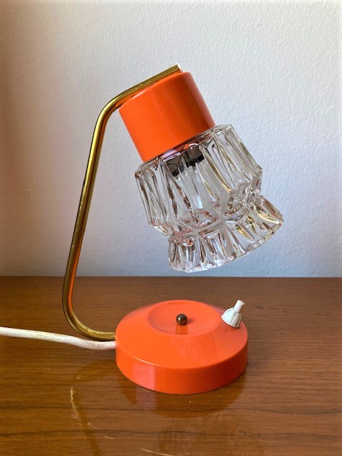 Tischlampe Nachttischlampe orange
